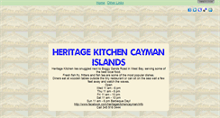 Desktop Screenshot of heritagekitchencayman.com